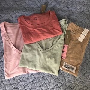 4 J.Crew T-shirts